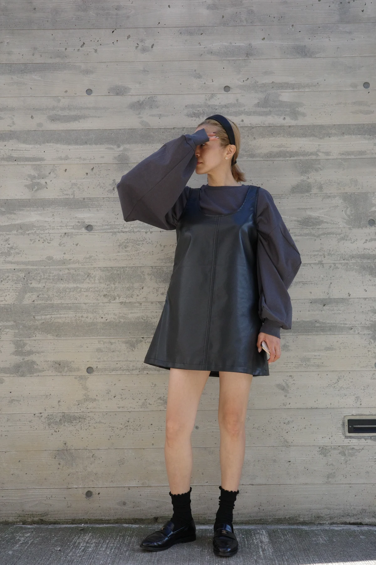 フェイクレザーワンピース | RÉCIT