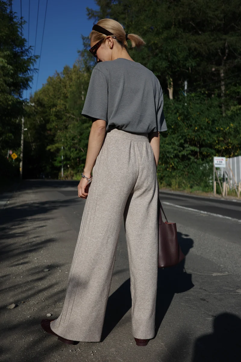 ロサンゼルスT/S×ニットパンツ 9枚目